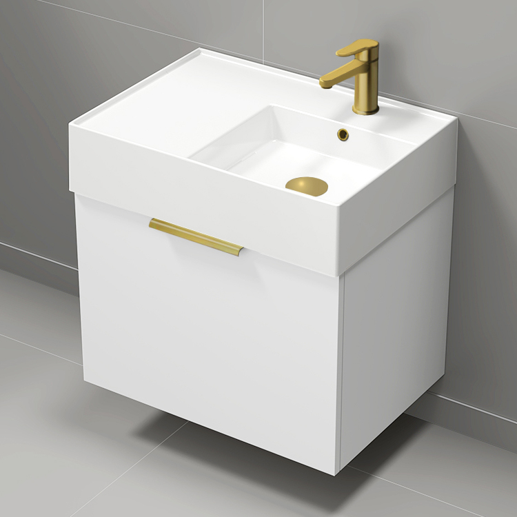 Nameeks DERIN570 By Nameek's Derin Modern Bathroom Vanity, Wall Mount